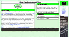 Desktop Screenshot of cloudmap.calcresult.com